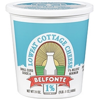 Belfonte Cottage Cheese Lowfat 1% Small Curd Food Product Image