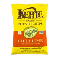 Kettle Chili Lime Potato Chips Food Product Image