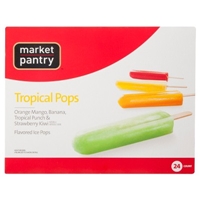 Tropical Popsicle 24 Count - Market Pantry Food Product Image