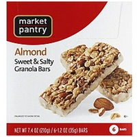 Market Pantry Granola Bars Sweet & Salty, Almond Food Product Image
