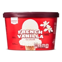 Natural Vanilla Ice Cream 1 5 Qt Market Pantry Allergy And