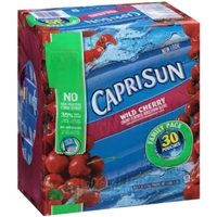 Capri Sun Wild Cherry Juice Drink Blend Value Pack 30 PK Product Image