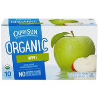 Capri Sun Organic Juice Drink Pouches Apple - 10 CT Product Image