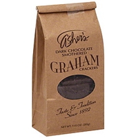Asher's Graham Crackers Dark Chocolate Smothered Food Product Image