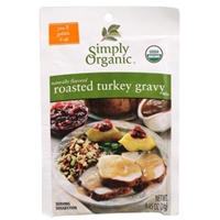 Simply Organic Roasted Turkey Flavored Gravy Mix Packaging Image