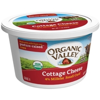 Organic Valley Cottage Cheese 4% Milkfat Small Curd