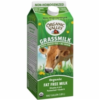 Organic Valley Grassmilk Fat Free Milk Product Image