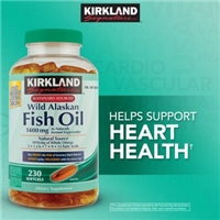Kirkland Signature Wild Alaskan Fish Oil 1400Mg, 230 Count Food Product Image