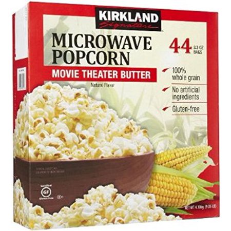 Kirkland Signature Microwave Popcorn, 3.3 Oz, 44 Count Food Product Image