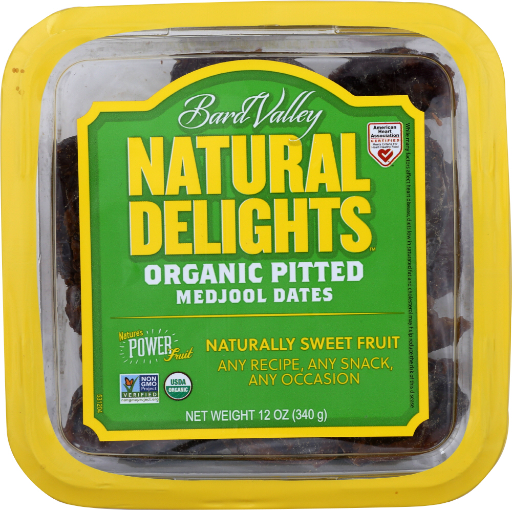 NATURAL DELIGHTS DATES-MEDJOOL-PITTED-ORG-PKG Food Product Image