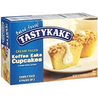 Tastykake Cream Filled Koffee Kake Cupcakes Family Pack - 12 Ct
