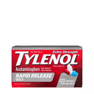 Tylenol Extra Strength Rapid Release Gelcaps Product Image