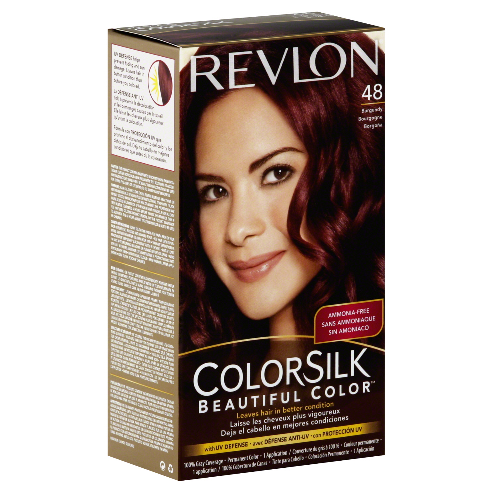 Revlon Colorsilk 12 Natural Blue Black Permanent Hair Color Food Product Image