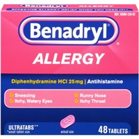 Benadryl Allergy Ultratabs - 48 CT Food Product Image