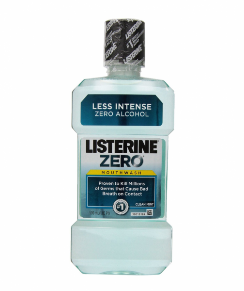 Listerine Zero Mouthwash Clean Mint Product Image