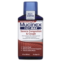 Mucinex Fast-Max Severe Congestion & Cough Medicine For Ages 12 ...