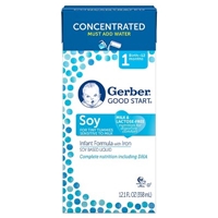 Gerber Good Start Soy Non-GMO Concentrated Liquid Infant Formula, Stage 1, 12.1 fl oz Food Product Image