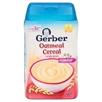 Gerber Single-Grain Oatmeal Cereal - 8 oz