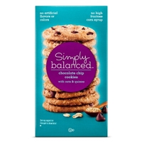 Simply Balanced &153; Oats & Quinoa Chocolate Chip Cookies 7.5 oz Food Product Image