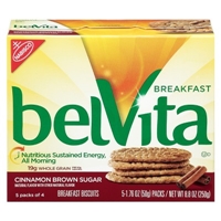 belVita Cinnamon Brown Sugar Breakfast Biscuits 1.76 oz, 5 pk Food Product Image