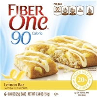 Fiber One 90 Calorie Lemon Bar 6 ct Product Image