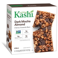 Kashi TLC Dark Mocha Almond Chewy Granola Bars 6 pk Product Image