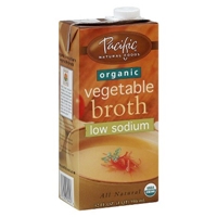 Pacific Organic Low Sodium Vegetable Broth 32 oz Product Image