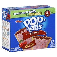 Kellogg's Pop-Tarts Frosted Cherry Pastries 22 oz 12 ct Food Product Image