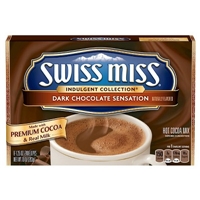 Swiss Miss Indulgent Collection Dark Chocolate Sensation Hot Cocoa Mix, 1  Pack (8 - 1.25 oz packets, total : 10 ounce)