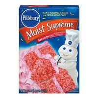 Pillsbury Moist Supreme Butter Strawberry Cake Mix 18.25oz Product Image