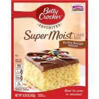Betty Crocker SuperMoist Cake Mix-Butter Recipe Yellow Product Image
