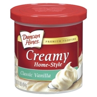 Duncan Hines Vanilla Frosting 16 oz Food Product Image