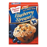 Duncan Hines Blueberry Muffin Mix 21.5 oz Food Product Image