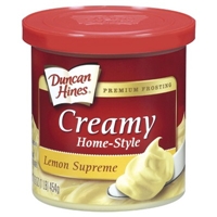 Duncan Hines Lemon Supreme Frosting 16OZ Food Product Image