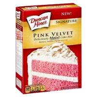 Duncan Hines Pink Velvet Cake Mix 16.5 oz Product Image