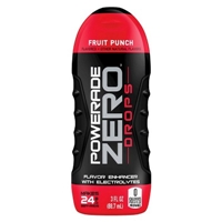 Powerade Zero Drops Fruit Punch Flavor Enhancer with Electrolytes 3 oz Food Product Image