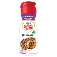 Coffee-Mate Girl Scout Caramel and Coconut Creamer 16 oz Food Product Image