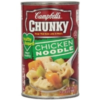 Campbell's Chunky Healthy Request Chicken Noodle Soup Food Product Image