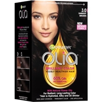 Garnier Olia Oil Powered Permanent Hair Color 3.0, Darkest Brown Product Image