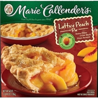 Marie Callender's Lattice Peach Pie Food Product Image
