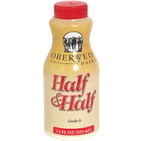 Oberweis Dairy Half & Half Food Product Image