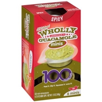 Wholly Guacamole Minis 100 Calorie Mini Cups Spicy - 6 CT Product Image