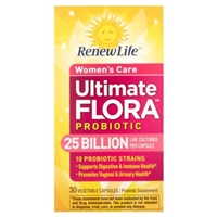 Ultimate Flora Women's Care Probiotic Supplement Vegetable Capsules - 30 Ct Food Product Image