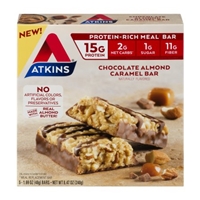 Atkins Protein-Rich Meal Bar Chocolate Almond Caramel Bar - 5 CT Product Image