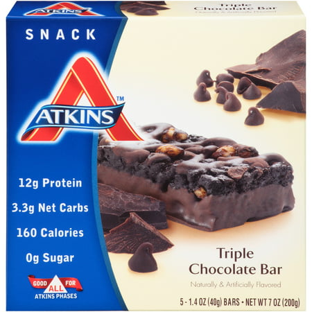 Atkins Triple Chocolate Bar - 5 CT Product Image