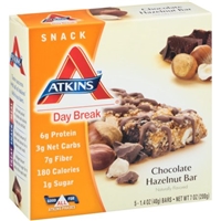 Atkins Day Break Chocolate Hazelnut Bar - 5 Ct Product Image