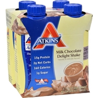 Atkins Milk Chocolate Delight Shake - 4 CT Food Product Image