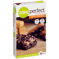 Zone Perfect Nutrition Bars Salted Caramel Brownie - 12 CT