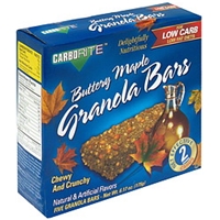 Carborite Granola Bars Buttery Maple Food Product Image