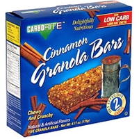 Carborite Granola Bars Cinnamon Food Product Image